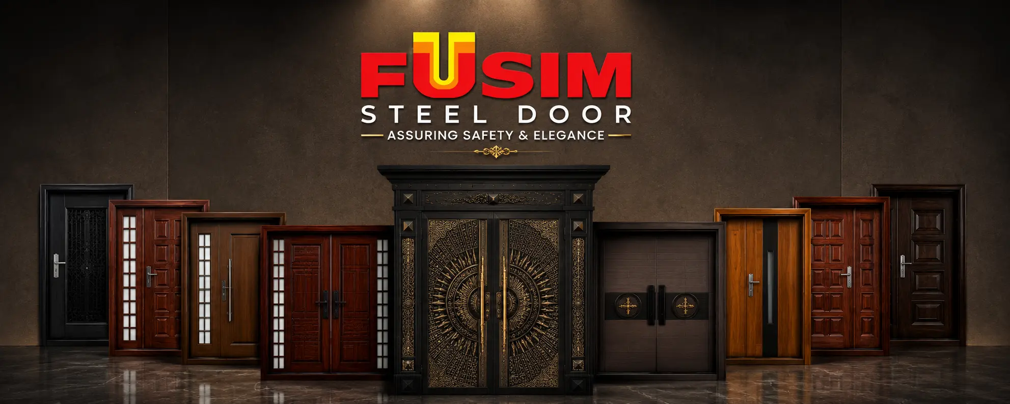 Fusim showroom banner